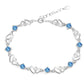 Women’s Elegant Heat-Link Zircon Bracelet