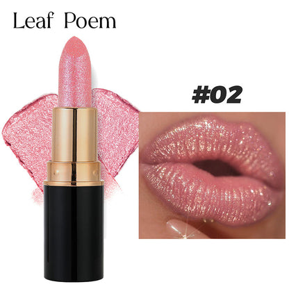 Waterproof & Moisturizing Glitter Lipstick