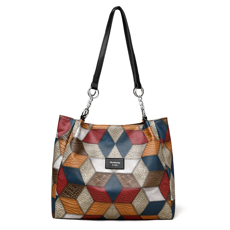 Women’s Patchwork Tote Bag