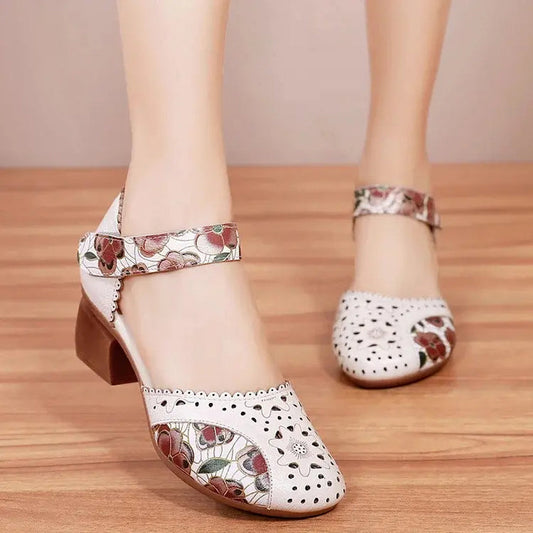 Women's Comfortable Vintage Toe Wrap Sandals