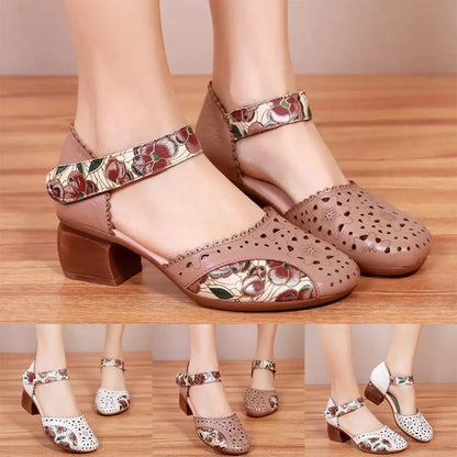 Women's Comfortable Vintage Toe Wrap Sandals