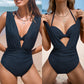 🏖️Last Day Special Sale 50% OFF🩱Summer Explosion Women's Tie Solid Color Swimsuit 2-PCS Set