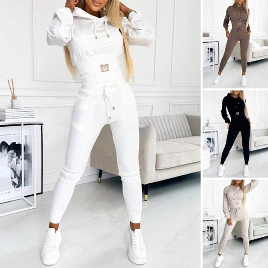 🎉2025 New Products Hot Sale✨Women's Two-Piece Hooded Tracksuit Set