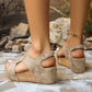 Women's Trendy Open Toe Wedge Sandals
