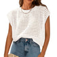 Women's Crochet Knit Hollow-Out T-Shirt