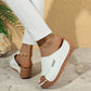 🔥2025 Hot Sale 50% OFF - Women's Casual Wedge Slide Sandals