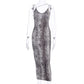 Women's Fashion Sleeveless Spaghetti Strap V-Neck Dresses