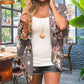 Summer Cool Flowy Floral Sunscreen Shirt