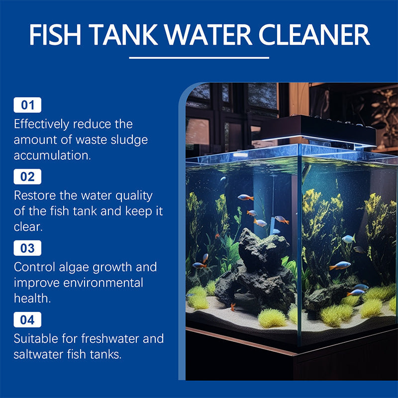 💥BUY 2 GET 1 FREE💥Fish Tank Water Powerful Cleaner