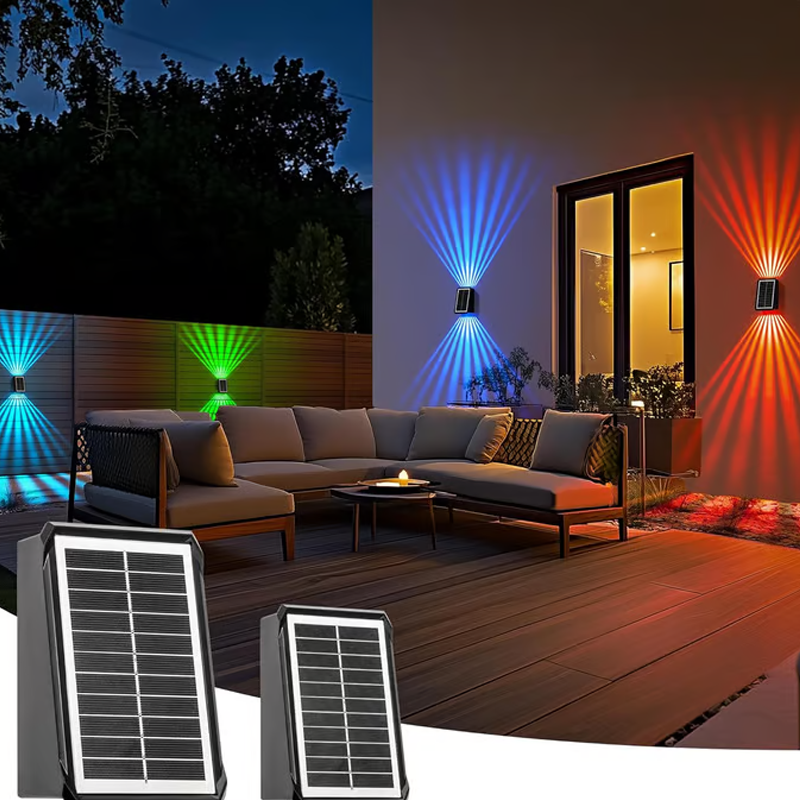 🔥Solar Outdoor Waterproof Wall Light Set