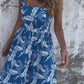 Women's Printed Sleeveless Maxi Dress