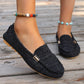 Women's Fashion Leopard Print Patchwork Loafers