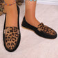 Women's Fashion Leopard Print Patchwork Loafers