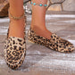 Women's Fashion Leopard Print Patchwork Loafers