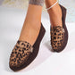 Women's Fashion Leopard Print Patchwork Loafers