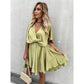 Women's Fluttering Loose Waist Irregular Hem Dresses