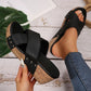 Women's Fashion Cross Strap Thick Wedge Heel Sandals