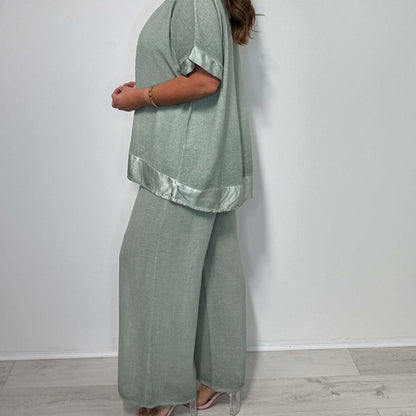 💗Limited Time Half Price Offer💗Casual V-Neck 2-Piece Set