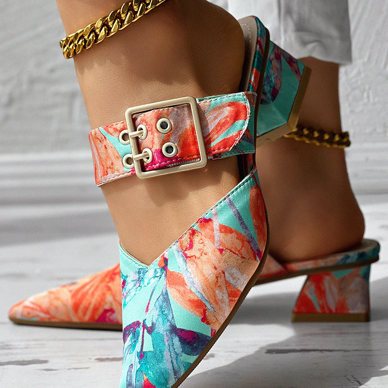 Women's Fashion Summer Printed Sandals