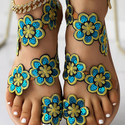 Women's Fashion Summer Printed Sandals