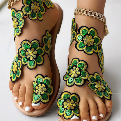 Women's Fashion Summer Printed Sandals