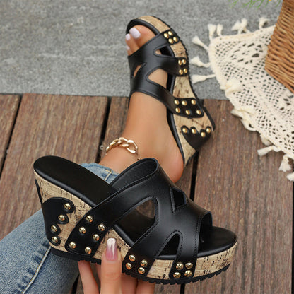 ✨👡Wedge sandals with platform and comfort for women