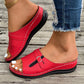 🔥Women's Comfortable Soft Sole Open Toe Slide Sandals