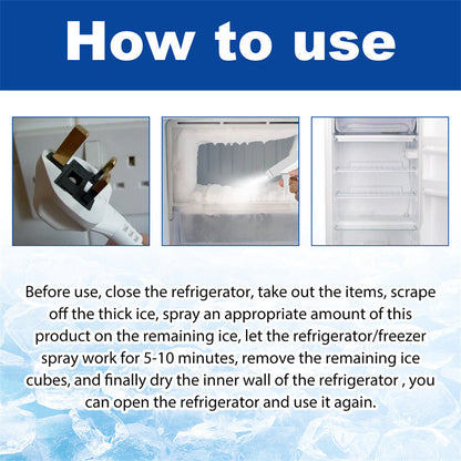 💥Biggest Sales - 50% OFF💥120ml Fridge Freezer De-Icer Spray