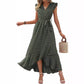 Women's Fashion V-Neck Ruffle Dresses
