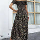 Women's Elegant Floral Off-Shoulder Dress