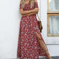 Women's Elegant Floral Off-Shoulder Dress