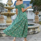 Women's Elegant Floral Off-Shoulder Dress