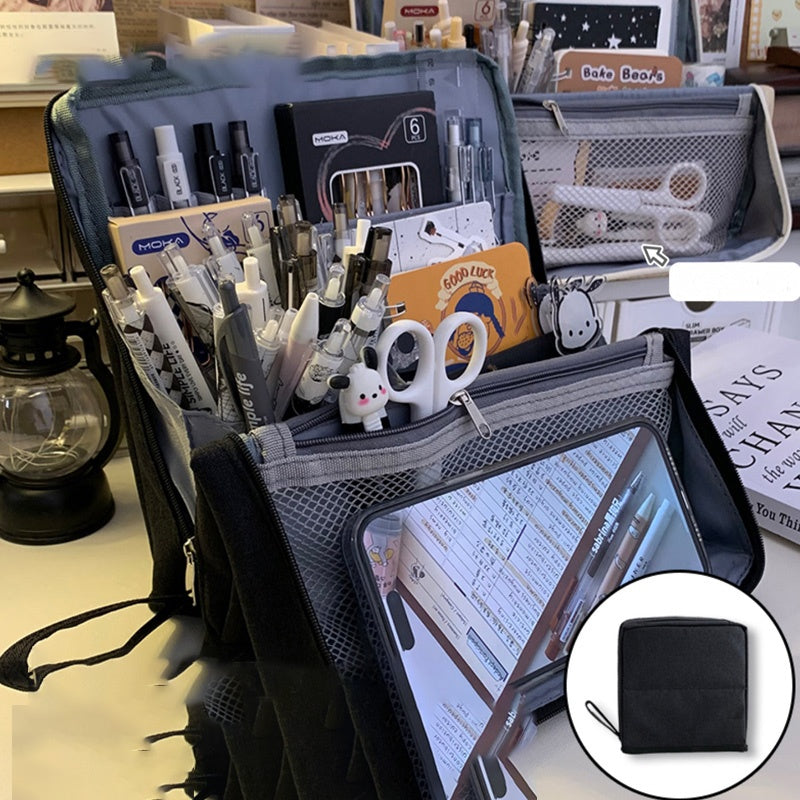 🔥Hot Sale 50% OFF💝✨Multi-Purpose Large Capacity Oxford Cloth Standing Makeup Bag