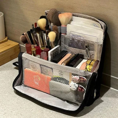 🔥Hot Sale 50% OFF💝✨Multi-Purpose Large Capacity Oxford Cloth Standing Makeup Bag