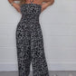 Women's Stylish Leopard Print Loose Jumpsuit