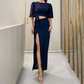 🎉2025 New Arrivals🎉Backless Midi Dress with Waist Cutout and Slit