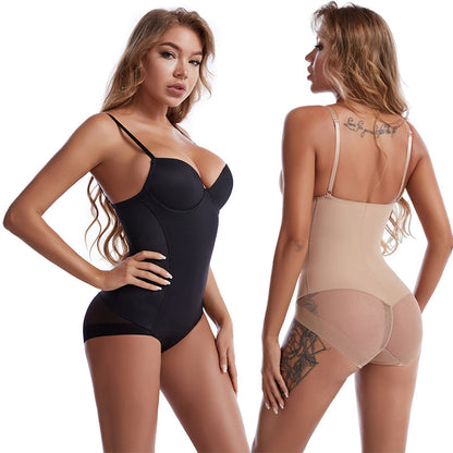 🏆 Last Day Special Price $17.99 !Shapewear Bodysuit with Bra | Ruched Slimming Adjustable Waist✨