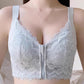 Women's Comfortable Front Closure Lace Posture Support Bra