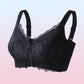 Women's Comfortable Front Closure Lace Posture Support Bra