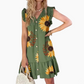 🌞2025 Summer New Arrivals🌸Women’s Sleeveless V-Neck Button-Front Mini Dress