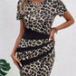 Women's Sexy Leopard Print Bodycon Dress