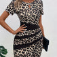 Women's Sexy Leopard Print Bodycon Dress