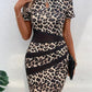 Women's Sexy Leopard Print Bodycon Dress