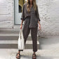 Women's 2 Piece Outfits Oversized Shirt & Pants
