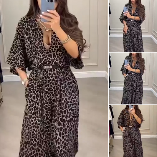 Leopard Print Sexy Fashion Jumpsuit