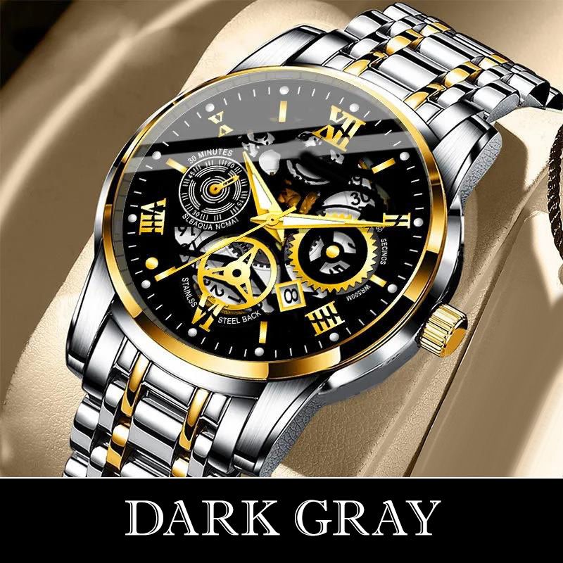 ⌚ 49% OFF NOW! 🔥 Men's Roman Skeleton Mechanical Watch - Waterproof & Automatic, Stylish Statement for Any Occasion ✨
