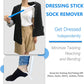 Adjustable Long Shoe Horn with Sock Remover for Seniors