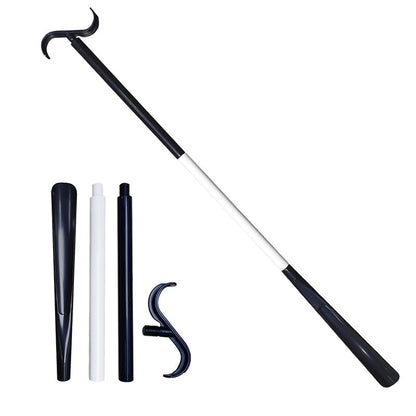 Adjustable Long Shoe Horn with Sock Remover for Seniors