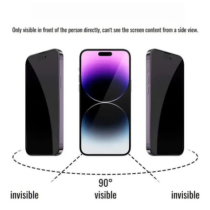Buy 1 Get 1 Free 🔥 Anti-Scratch & Anti-Spy Tempered Glass Screen Protector for iPhone