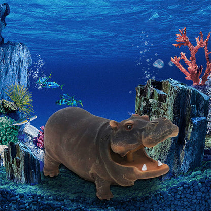 🌿Fish Tank Hippo Bubble Decoration💦
